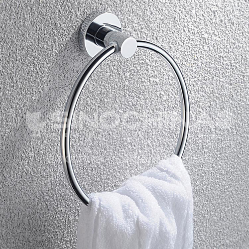 Bathroom silver stainless steel towel ring